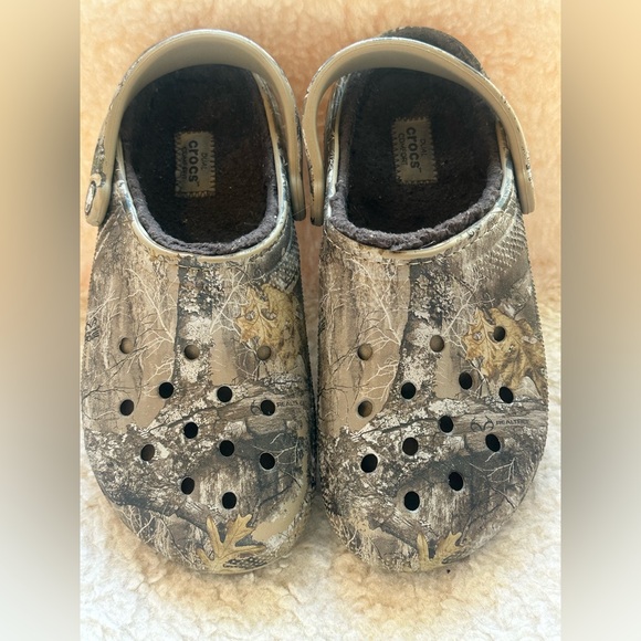 REALTREE Camo CROCS Size Mens 7 Womens 9 Unisex Adults Lined - Picture 2 of 9